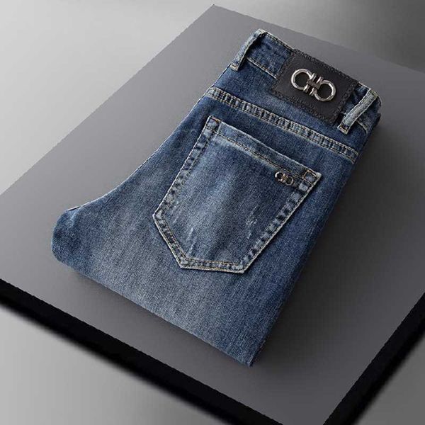 men's jeans designer and autumn winter simple high-end washed denim pants straight slim leggings m5op, Blue
men's jeans designer and autumn winter simple high-end washed denim pants straight slim leggings m5op, Blue