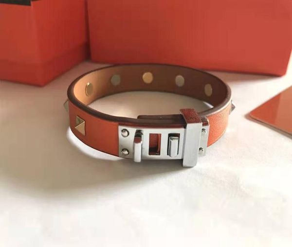 2020 fashion designer jewelry women bracelets stainless steel metal rivet mens bracelets leather nail bracelet fashion party brace8159797, Black
2020 fashion designer jewelry women bracelets stainless steel metal rivet mens bracelets leather nail bracelet fashion party brace8159797, Black