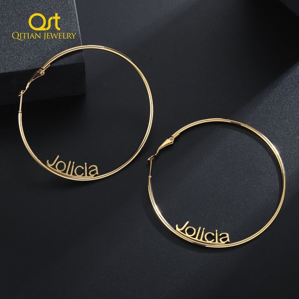 hoop huggie personalised name earing fashion custom stainless steel round circle earings modern big hoop ears for women party jewelry gifts, Golden;silver
hoop huggie personalised name earing fashion custom stainless steel round circle earings modern big hoop ears for women party jewelry gifts, Golden;silver
