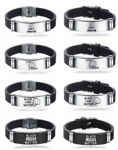 stainless steel silicone punk bracelet for men black lives matter i can039t breathe bracelet adjustable trendy wristband bracel5760782
stainless steel silicone punk bracelet for men black lives matter i can039t breathe bracelet adjustable trendy wristband bracel5760782