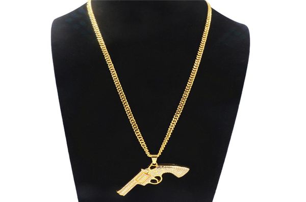 exaggeration rhinestone revolver pendant necklace hiphop alloy gold plated necklace for men creative party jewelry accessories wh2426886, Silver
exaggeration rhinestone revolver pendant necklace hiphop alloy gold plated necklace for men creative party jewelry accessories wh2426886, Silver
