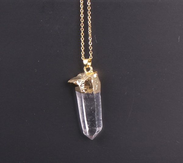 goldcolor druzy gem stone clear white crystal point pendant necklacedrusy crystal quartz pendant necklace3141392, Silver
goldcolor druzy gem stone clear white crystal point pendant necklacedrusy crystal quartz pendant necklace3141392, Silver