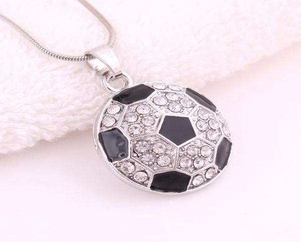 new arrival football pendant necklaces world cup fans sports crystal rhinestone soccer charm chains for women men s fashion jewelry2225692, Silver
new arrival football pendant necklaces world cup fans sports crystal rhinestone soccer charm chains for women men s fashion jewelry2225692, Silver