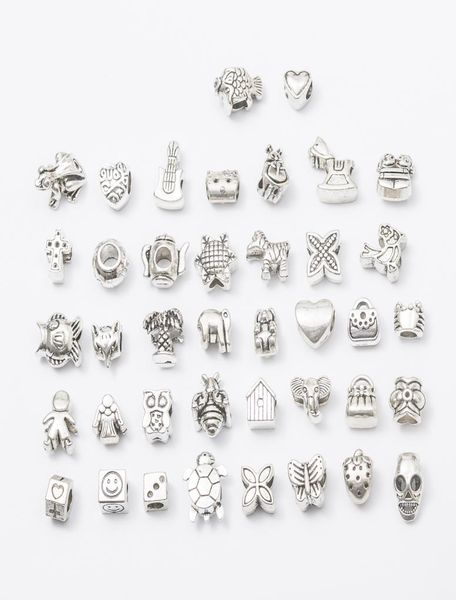 mix metals 40 style antique silver plated alloy big hole charms spacer beads fit bracelet diy jewelry necklaces pendants5656982, Black
mix metals 40 style antique silver plated alloy big hole charms spacer beads fit bracelet diy jewelry necklaces pendants5656982, Black
