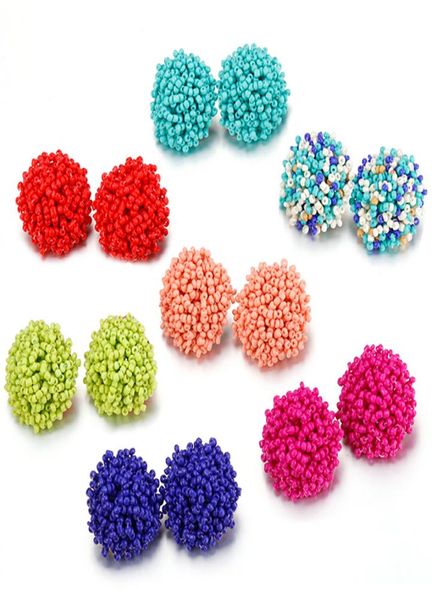 bohemia handmade beads big stud earrings for women girl ethnic jewelry accessories fashion resin beads earrings 13 color9880632, Golden;silver
bohemia handmade beads big stud earrings for women girl ethnic jewelry accessories fashion resin beads earrings 13 color9880632, Golden;silver