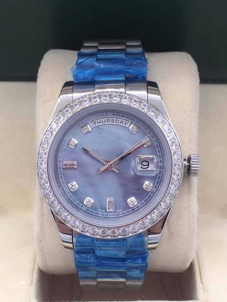 mechanical men's automatic watch waterproof sapphire face 40mm diamond ring stainless steel folding buckle men's, Slivery;golden
mechanical men's automatic watch waterproof sapphire face 40mm diamond ring stainless steel folding buckle men's, Slivery;golden