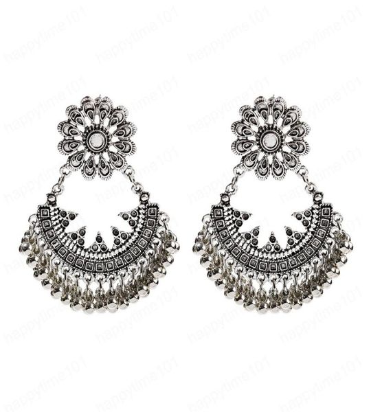 vintage flower earrings for women brincos ethnic boho bells tassel jhumka earrings indian jewelry1793555, Silver
vintage flower earrings for women brincos ethnic boho bells tassel jhumka earrings indian jewelry1793555, Silver