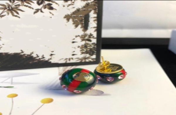 fashion earring round green and red enamel with pink diamond stud earring 18k gold plated style women jewelry gift ps74245659496, Golden
fashion earring round green and red enamel with pink diamond stud earring 18k gold plated style women jewelry gift ps74245659496, Golden