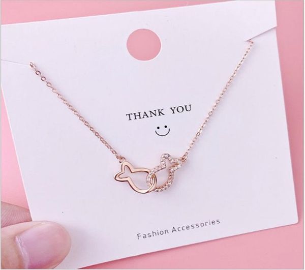 925 sterling silver double kissing fish clavicle pendant necklaces mori light luxury female wearing necklace choker2664825
925 sterling silver double kissing fish clavicle pendant necklaces mori light luxury female wearing necklace choker2664825