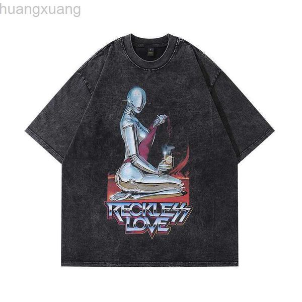 american street tkpa vintage printed short sleeve t-shirt men's hip hop lazy style half sleeve teeurz7 stussysi, White;black
american street tkpa vintage printed short sleeve t-shirt men's hip hop lazy style half sleeve teeurz7 stussysi, White;black