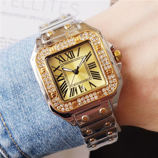 designer watch mens womens watch lovers stainless quartz fashion sports business luxe ladies tank 39mm 33mm diamond watches square wristwatc, Slivery;brown
designer watch mens womens watch lovers stainless quartz fashion sports business luxe ladies tank 39mm 33mm diamond watches square wristwatc, Slivery;brown