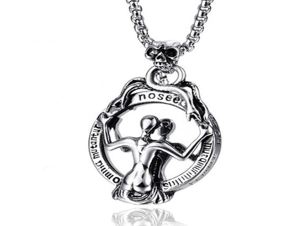 pendant necklaces stainless steel vintage mirror devil skull punk rock necklace jewelry gift for him with chain3247238, Silver
pendant necklaces stainless steel vintage mirror devil skull punk rock necklace jewelry gift for him with chain3247238, Silver