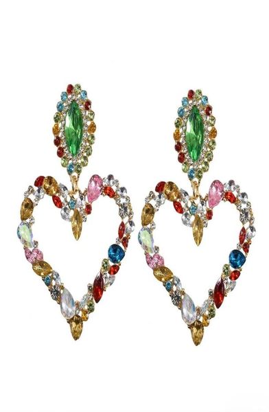 dominated exaggerated fashion with full crystal heart shape dangle earrings contracted joker long women drop earrings jewelry9960687, Silver
dominated exaggerated fashion with full crystal heart shape dangle earrings contracted joker long women drop earrings jewelry9960687, Silver