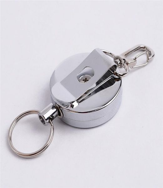 resilience steel wire rope elastic keychain recoil sporty retractable alarm key ring anti lost yoyo ski pass id card7763148, Silver
resilience steel wire rope elastic keychain recoil sporty retractable alarm key ring anti lost yoyo ski pass id card7763148, Silver