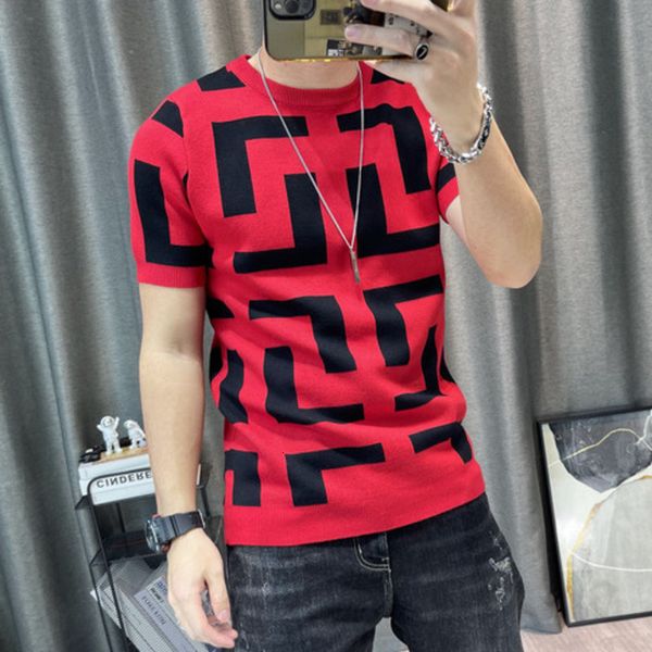 3-color short-sleeved knit t-shirt spring/summer men's t-shirt social club wear short shirt men slim street wear color contrast t-shirt, White;black
3-color short-sleeved knit t-shirt spring/summer men's t-shirt social club wear short shirt men slim street wear color contrast t-shirt, White;black