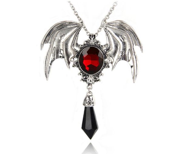 vintage victorian bat wing gothic crystal pendant necklace sweater chain jewelry halloween gift for teen women men necklaces4886993, Silver
vintage victorian bat wing gothic crystal pendant necklace sweater chain jewelry halloween gift for teen women men necklaces4886993, Silver