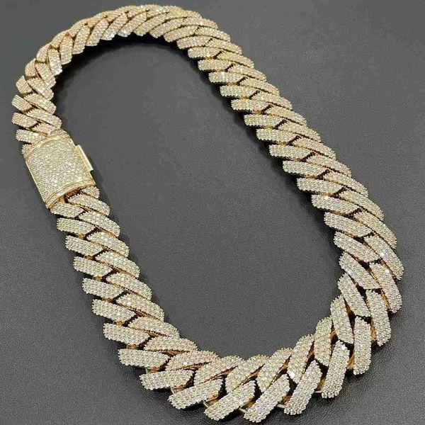 hip hop jewelry 925 sterling silver 20 mm width three rows moissanite flower mosaic iced miami cuban link chain necklace
hip hop jewelry 925 sterling silver 20 mm width three rows moissanite flower mosaic iced miami cuban link chain necklace