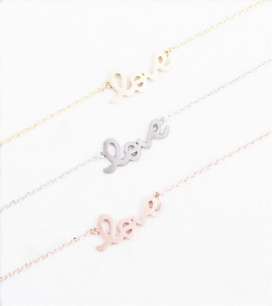 fashion shapes of letters goldcolor love plated necklace pendant necklace for women gift whole3487323, Silver
fashion shapes of letters goldcolor love plated necklace pendant necklace for women gift whole3487323, Silver