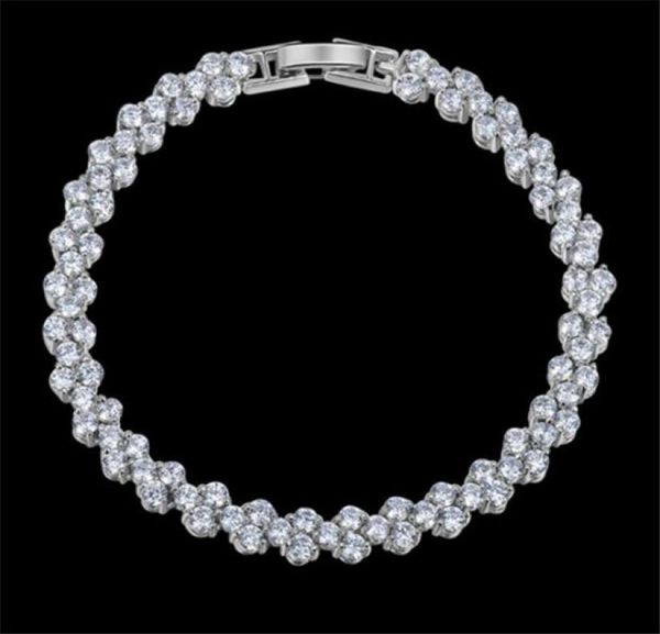 luxury shining crystal bracelets genuine 925 sterling silver charms bracelet diamond roman tennis link bracelet jewelry a366551327, Black
luxury shining crystal bracelets genuine 925 sterling silver charms bracelet diamond roman tennis link bracelet jewelry a366551327, Black