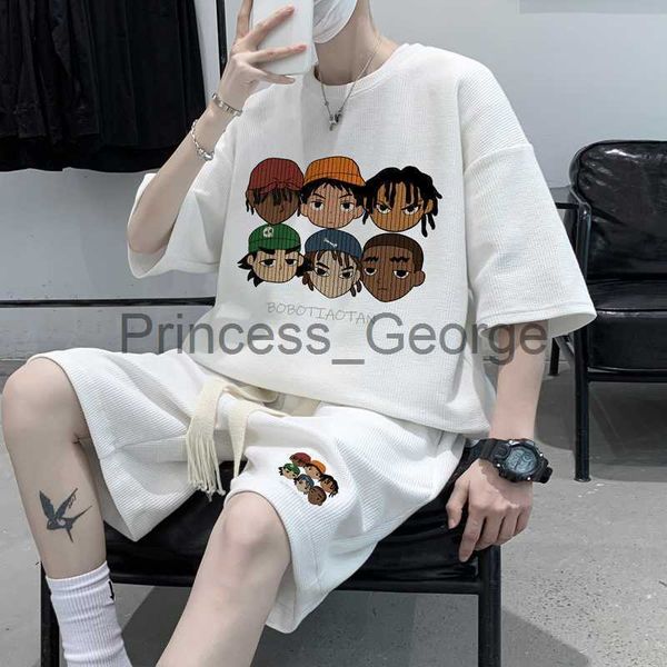 men's tracksuits korean fashion streetwear hip hop casual short suit men anime rapper tshirts shorts 2 piece set summer tracksuit cloth, Gray
men's tracksuits korean fashion streetwear hip hop casual short suit men anime rapper tshirts shorts 2 piece set summer tracksuit cloth, Gray