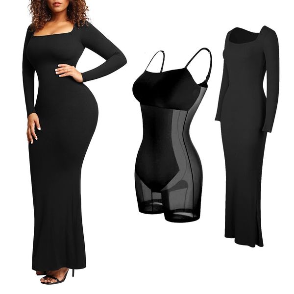 basic casual dresse's body shaping dress set with breast pad built in underwear 8 1 women's cocktail two piece solid 230626, Black;gray
basic casual dresse's body shaping dress set with breast pad built in underwear 8 1 women's cocktail two piece solid 230626, Black;gray
