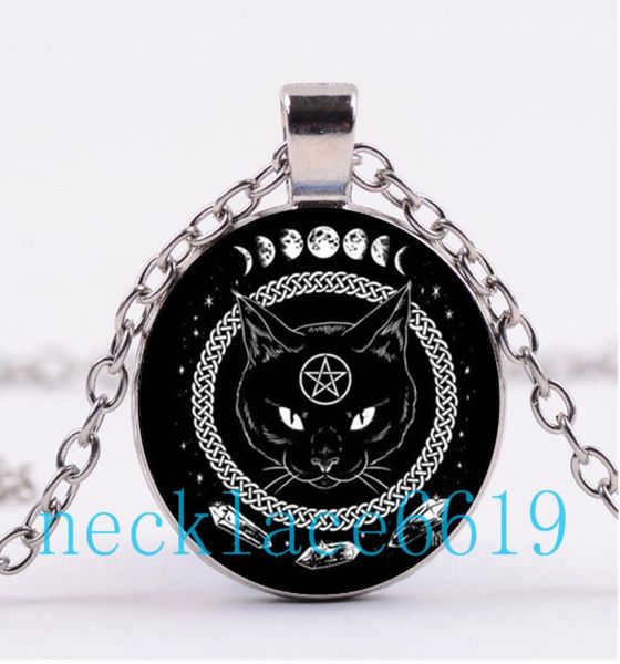 10pcs pentagram black cat wicca necklacependantchristmas giftbirthday giftcabochon glass necklacesilverblack jewelry r9734837321, Silver
10pcs pentagram black cat wicca necklacependantchristmas giftbirthday giftcabochon glass necklacesilverblack jewelry r9734837321, Silver