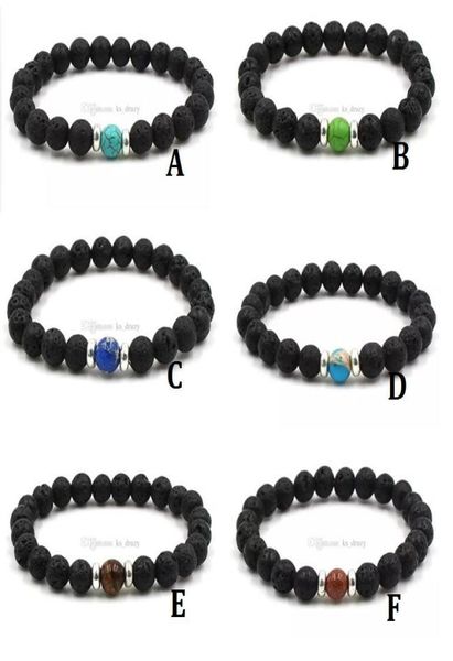 handmade natural black lava stone beads elastic bracelet essential oil diffuser bracelet volcanic rock beaded hand strings9033771, Golden;silver
handmade natural black lava stone beads elastic bracelet essential oil diffuser bracelet volcanic rock beaded hand strings9033771, Golden;silver
