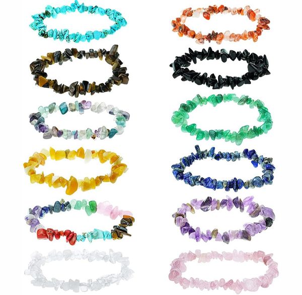 chip stone beaded bracelets for women men strand irregular tumble reiki raw rock healing chakra crystal quartz jewelry8811767, Black
chip stone beaded bracelets for women men strand irregular tumble reiki raw rock healing chakra crystal quartz jewelry8811767, Black