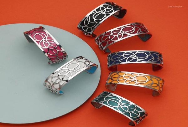 bangle legenstar bracelet georgette flower bijoux acier inoxydable femme 2021 manchette reversible leather band jewelry bijoux11956738, Black
bangle legenstar bracelet georgette flower bijoux acier inoxydable femme 2021 manchette reversible leather band jewelry bijoux11956738, Black