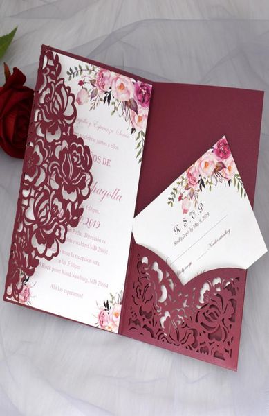 cordially inviting marsala flowr print wedding invitations rose laser cut invitation cards with rsvp for bridal shower quinceane9050883, Black
cordially inviting marsala flowr print wedding invitations rose laser cut invitation cards with rsvp for bridal shower quinceane9050883, Black