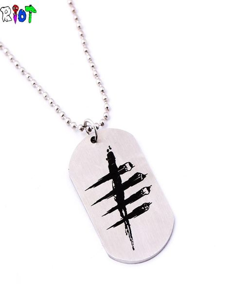 droidhaunt game dead by daylight necklace stainless steel round bead chain pendant dog tag chain necklace men jewelry fans gift7659239, Silver
droidhaunt game dead by daylight necklace stainless steel round bead chain pendant dog tag chain necklace men jewelry fans gift7659239, Silver