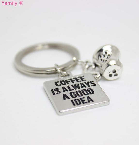 yamily 12pcslot coffee is always a good idea key chain cup charm pendant key ring key chain for men women fashion jewelry gift6306163, Slivery;golden
yamily 12pcslot coffee is always a good idea key chain cup charm pendant key ring key chain for men women fashion jewelry gift6306163, Slivery;golden