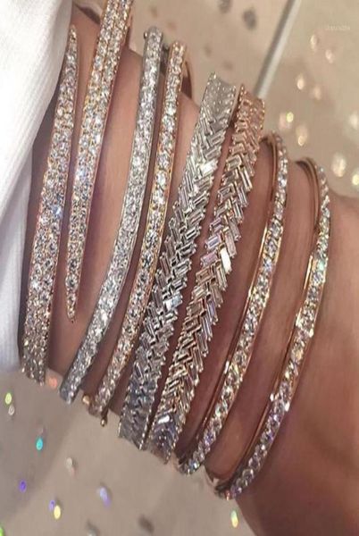 bangle 1pcs fashion rose color micro paved clear cz bracelets with open cuff adjust size women luxury charm jewelry16229224, Black
bangle 1pcs fashion rose color micro paved clear cz bracelets with open cuff adjust size women luxury charm jewelry16229224, Black