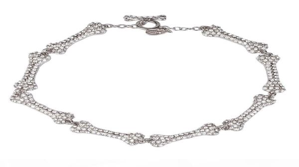 eightsection bone necklace full of diamonds flashing diamonds fivesection bone saturn necklace european and american punk4892458, Silver
eightsection bone necklace full of diamonds flashing diamonds fivesection bone saturn necklace european and american punk4892458, Silver