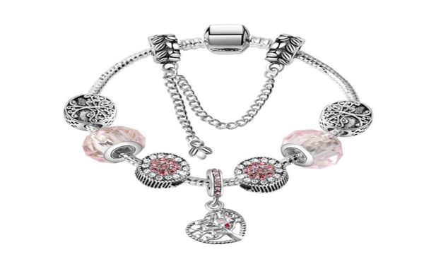 pink bracelets bangles heart life tree pendant 925 silver chain bracelet fashion crystal beads charm jewelry for women girls7723310, Golden;silver
pink bracelets bangles heart life tree pendant 925 silver chain bracelet fashion crystal beads charm jewelry for women girls7723310, Golden;silver