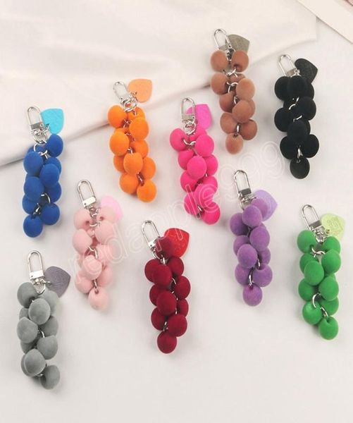 fruit pompom ball key chain for women girls car bags charms solid grape key ring fashion heart shaped pendant keychain9098629, Silver
fruit pompom ball key chain for women girls car bags charms solid grape key ring fashion heart shaped pendant keychain9098629, Silver