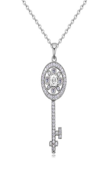 whole necklaces fashion women brand new zircon key pendant luxury elegant 18k gold plated necklaces jewlery ln0166236615, Silver
whole necklaces fashion women brand new zircon key pendant luxury elegant 18k gold plated necklaces jewlery ln0166236615, Silver