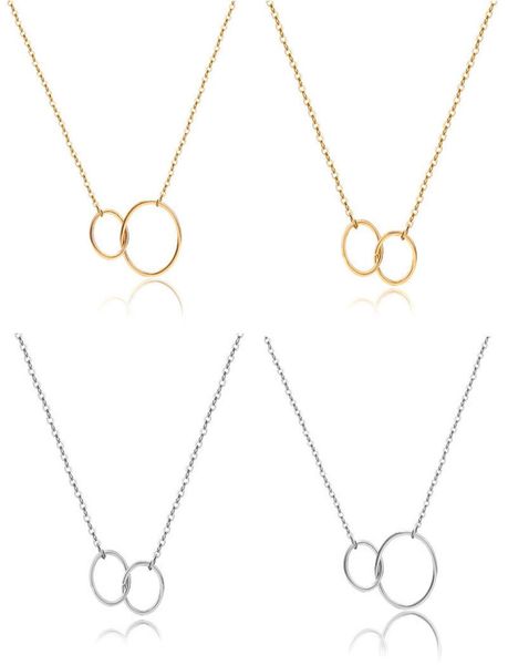 new casual double circle designer necklace silver gold chain women initial eternity interlocking hoop infinity pendant statement n3257846
new casual double circle designer necklace silver gold chain women initial eternity interlocking hoop infinity pendant statement n3257846