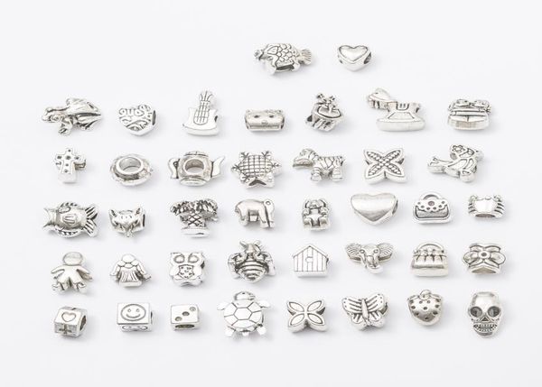 mix metals 40 style antique silver plated alloy big hole charms spacer beads fit bracelet diy jewelry necklaces pendants8279712, Black
mix metals 40 style antique silver plated alloy big hole charms spacer beads fit bracelet diy jewelry necklaces pendants8279712, Black