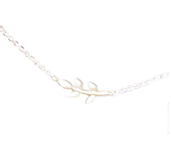 fashion sleek twig pendant tree branch necklaces the leaves necklace gold white rose three color optional8545550, Silver 
fashion sleek twig pendant tree branch necklaces the leaves necklace gold white rose three color optional8545550, Silver