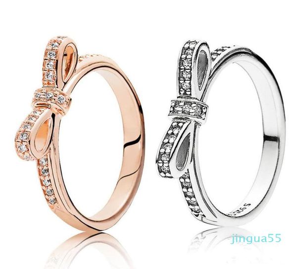 fashion 925 sterling silver sparkling bow ring set original box for grain women wedding diamond bowknot 18k rose gold rings8437435
fashion 925 sterling silver sparkling bow ring set original box for grain women wedding diamond bowknot 18k rose gold rings8437435