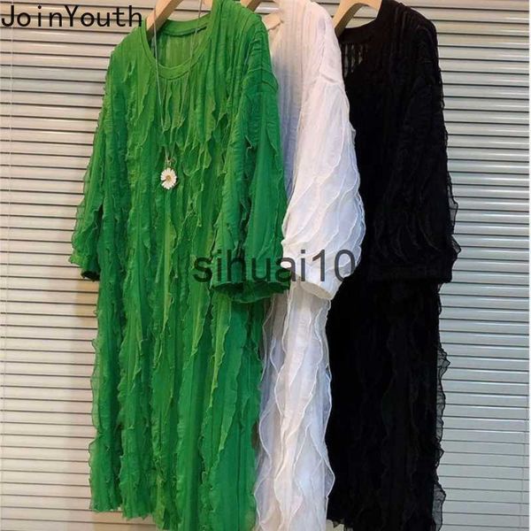 women's t-shirt oversized female fashion woman long tshirts o-neck short sleeve ruffles summer tees t-shirts korean 2023 shirts for wo, White
women's t-shirt oversized female fashion woman long tshirts o-neck short sleeve ruffles summer tees t-shirts korean 2023 shirts for wo, White