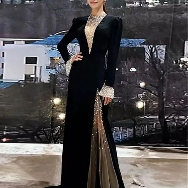 urban dresses elegant black vintage gold velvet prom dress tulle sparkling long sleeve deep oneck mermaid evening robes 230627, White;black
urban dresses elegant black vintage gold velvet prom dress tulle sparkling long sleeve deep oneck mermaid evening robes 230627, White;black