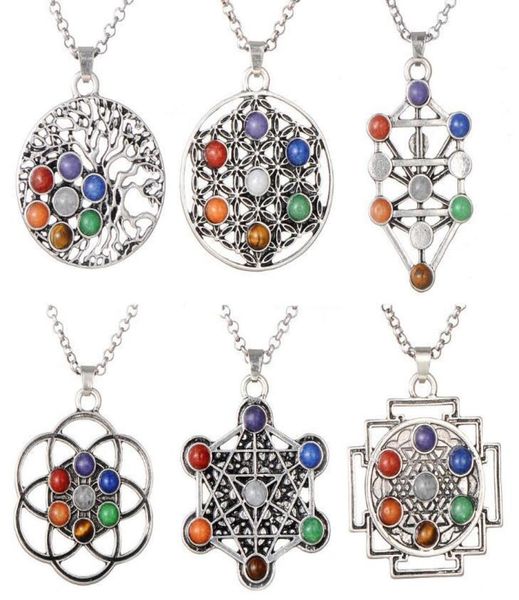 7 chakras pendulum necklaces colorful natural stone tree of life pendant necklaces women yoga jewelry9394307, Silver
7 chakras pendulum necklaces colorful natural stone tree of life pendant necklaces women yoga jewelry9394307, Silver