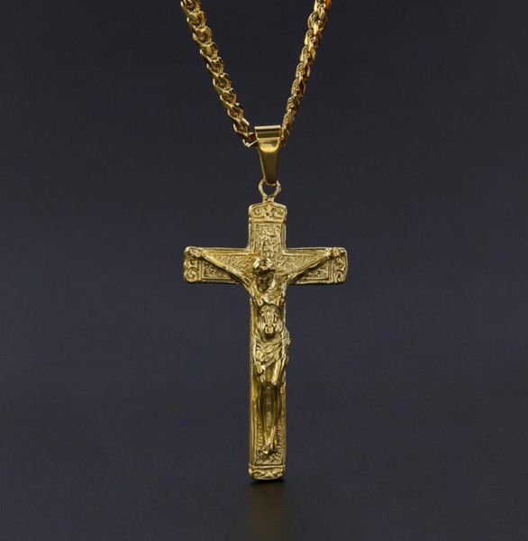 jesus cross necklace gold plated stainless steel pendant fashion religious faith necklaces mens hip hop jewelry4800671, Silver
jesus cross necklace gold plated stainless steel pendant fashion religious faith necklaces mens hip hop jewelry4800671, Silver
