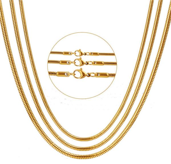 whole 2mm 3mm 316l stainless steel golden snake chain necklace fashion party accessories jewelry for women and men fit pendant6201347, Silver
whole 2mm 3mm 316l stainless steel golden snake chain necklace fashion party accessories jewelry for women and men fit pendant6201347, Silver