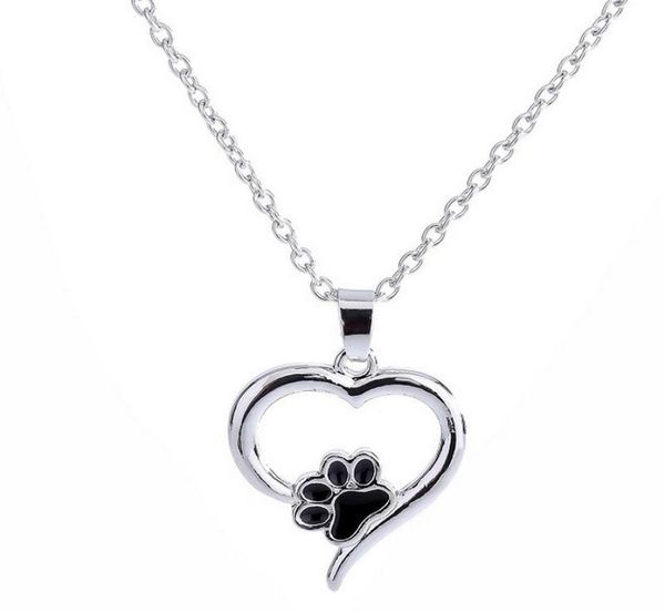 hollow pet paw print necklaces cute animal dog cat memorial jewelry pet lover puppy paw heart charm black enamel necklace girls8012114, Silver
hollow pet paw print necklaces cute animal dog cat memorial jewelry pet lover puppy paw heart charm black enamel necklace girls8012114, Silver