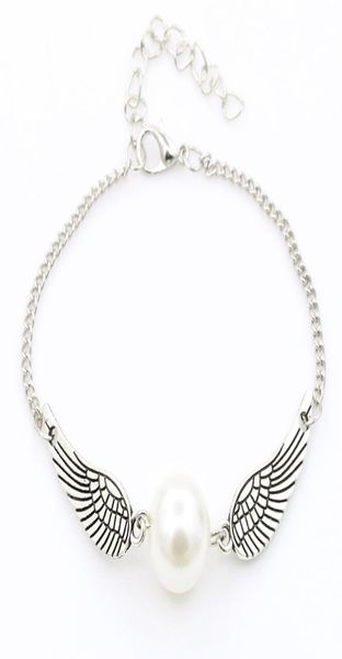 angel wings charm bracelet delicate dove simulated pearl bracelet7744302, Golden;silver
angel wings charm bracelet delicate dove simulated pearl bracelet7744302, Golden;silver