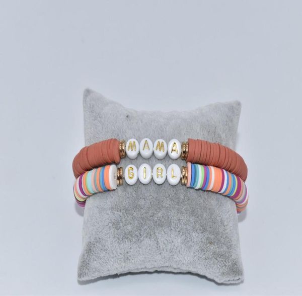 2pieces per set rainbow color mama boy girl stretch polymer clay bracelet mother039s day gift beaded strands8008129, Black
2pieces per set rainbow color mama boy girl stretch polymer clay bracelet mother039s day gift beaded strands8008129, Black