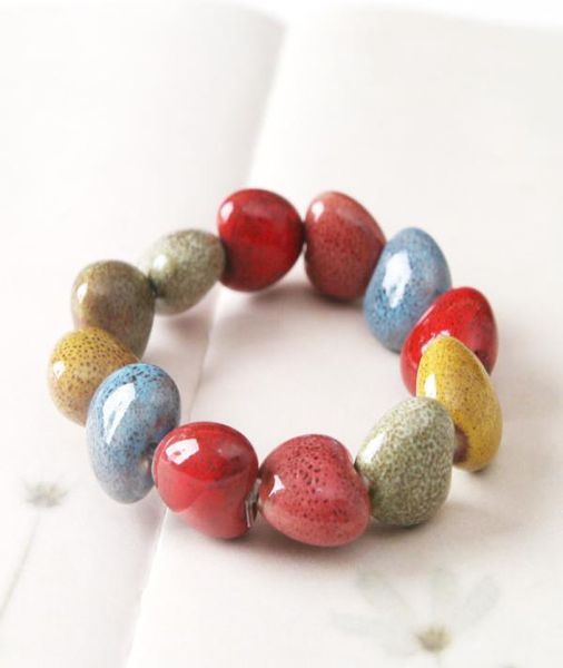 5 styles punk weave bracelets heart square and oblate shape small ceramic beads bracelet female accessories adjustabl6739542, Black
5 styles punk weave bracelets heart square and oblate shape small ceramic beads bracelet female accessories adjustabl6739542, Black